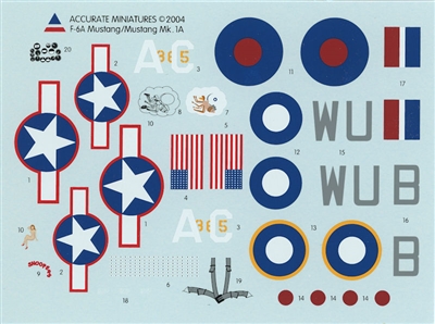 Accurate Miniatures - F-6A Mustang/Mustang Mk. 1A