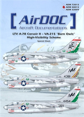 AirDOC 48015 - LTV A-7E Corsair II - VA-215 "Barn Owls"