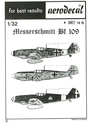 Aerodecal 18 - Messerschmitt Bf 109