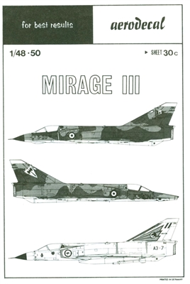 Aerodecal 30 - Mirage III