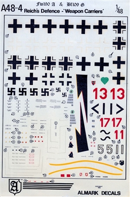 Almark 48-4 - Reich's Defence, "Weapon Carriers" (Fw 190A & Bf 109G)