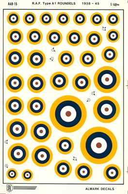 Almark 48-15 - RAF Type A1 Roundels, 1938-45