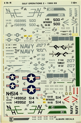 Almark A48-18 - Gulf Operations 2 - 1988/89 (1/48 scale)