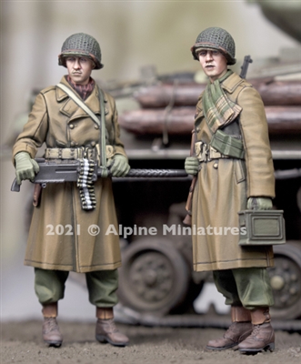 Alpine 35295 - WW2 US MG Team Winter Set (2 figures)