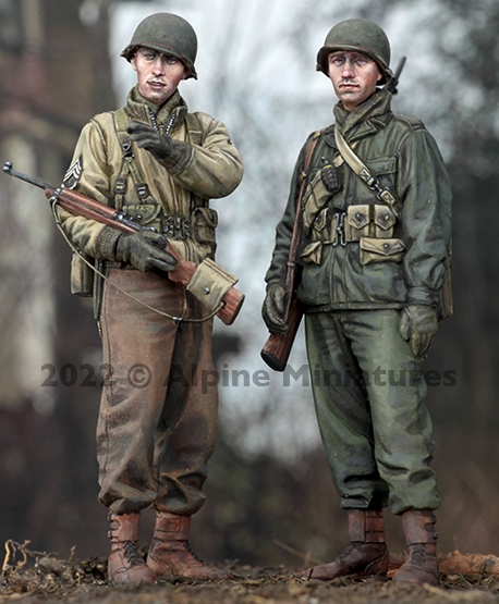 Alpine 35305 - WW2 US Infantry Set (2 figures)