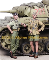 Alpine 35311 - German DAK Panzer Crew Set (2 figures)