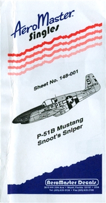 AeroMaster 148-001 - P-51B Mustang Snoot's Sniper