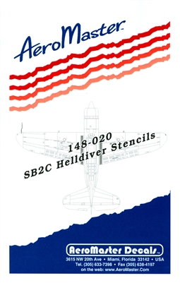 AeroMaster 148-020 SB2C Helldiver Stencils