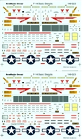 AeroMaster 148-023 F-14 Basic Stencils