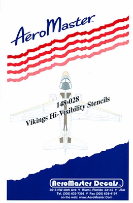 AeroMaster 148-028 - Vikings Hi-Visibility Stencils
