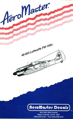 AeroMaster 48-003 Luftwaffe Fw-190s