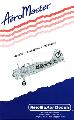 AeroMaster 48-032 - Nakajima Ki-27 Nates