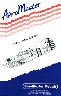 AeroMaster 48-055 - USAAC 1938-1941 (P-35, P-35A P-36A, P-40B)