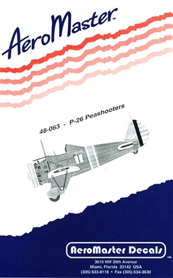 AeroMaster 48-063 - P-26 Peashooters