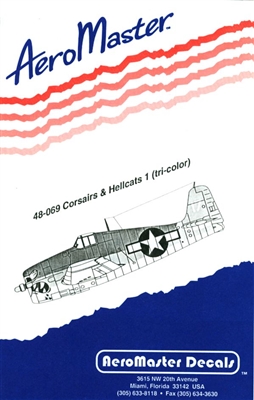 AeroMaster 48-069 - Corsairs & Hellcats 1 (tri-color)