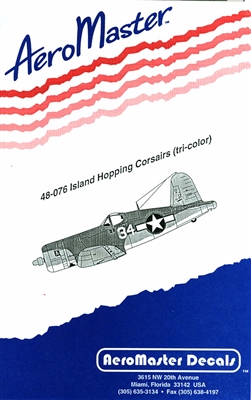 AeroMaster 48-076 - Island Hopping Corsairs (tri-color)