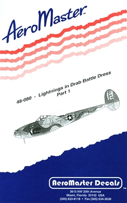 AeroMaster 48-080 - Lightnings in Drab Battle Dress, Part 1