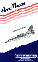 AeroMaster 48-093 Israeli Falcons (F-16)