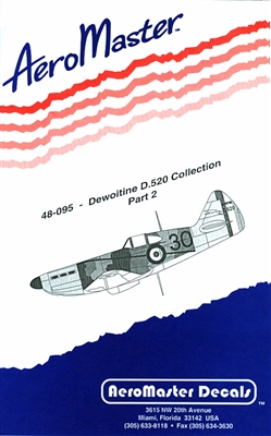 AeroMaster 48-095 Dewoitine D.520 Collection, Part 2
