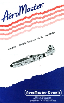 AeroMaster 48-108 Reich Defense Part V, Fw-190D