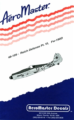 AeroMaster 48-109 Reich Defense Part VI, Fw-190D