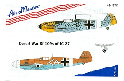 AeroMaster 48-127 Desert War Bf 109s of JG 27