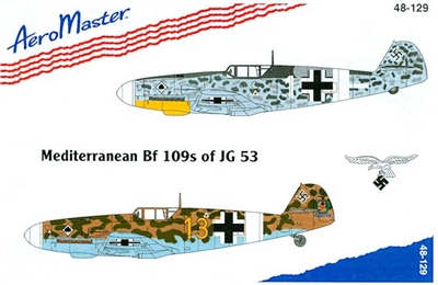 AeroMaster 48-129 Mediterranean Bf 109s of JG 53