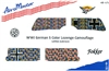 AeroMaster 48-175 WWI German 5 Color Lozenge Camouflage (Upper Surface)