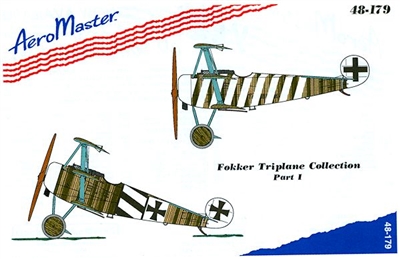 AeroMaster 48-179 Fokker Triplane Collection, Part I