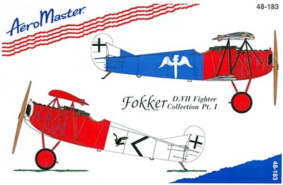 AeroMaster 48-183 Fokker D.VII Fighter Collection, Part I