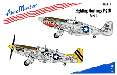 AeroMaster 48-211 Fighting Mustangs P-51B, Part I