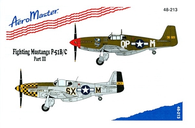 AeroMaster 48-213 Fighting Mustangs, P-51B/C, Part III