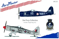 AeroMaster 48-215 Sea Fury Collection (includes 2 Royal Navy A/C)