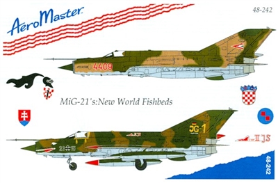 AeroMaster 48-242 MiG-21's: New World Fishbeds