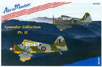 AeroMaster 48-258 Lysander Collection, Part II