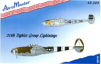 AeroMaster 48-289 - 20th Fighter Group Lightnings