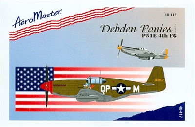 AeroMaster 48-417 Debden Ponies, Part 1 (P51B 4th FG)