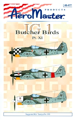 AeroMaster 48-477 - Butcher Birds,  JG 1, Part XI