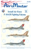 AeroMaster 48-498 - Israeli Air Force F-16A/B Fighting Falcons