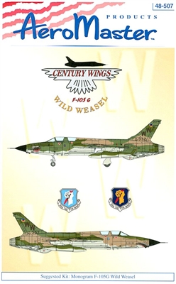 AeroMaster 48-507 - F-105G Wild Weasel (Century Wings in Color)