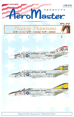 AeroMaster 48-516 - Phancy Phantoms, Part IV (VF-11 / VF-103 / VF-302)