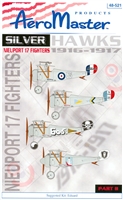 AeroMaster 48-521 - Silver Hawks, Part II (Nieuport 17 Fighters 1916-1917)