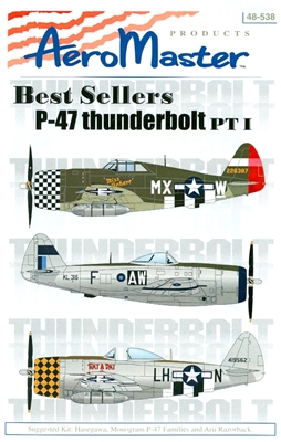 AeroMaster 48-538 Best Sellers P-47 Thunderbolt, Part I