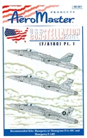 AeroMaster 48-561 USS Constellation 2001 (F/A 18C), Pt I