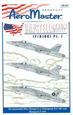 AeroMaster 48-561 USS Constellation 2001 (F/A 18C), Pt I