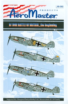 AeroMaster 48-582 Bf 109E Battle of Britain...the Beginning, Part I