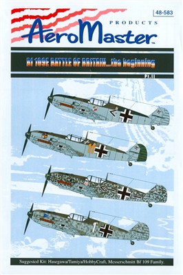 AeroMaster 48-583 Bf 109E Battle of Britain...the Beginning, Part II