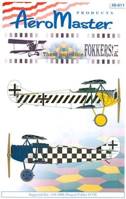 AeroMaster 48-611 Those Incredible Fokkers!, Part I
