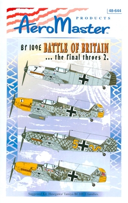 AeroMaster 48-644 Bf 109E Battle of Britain ... the final throes 2