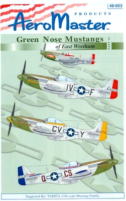 AeroMaster 48-653 Green Nose Mustangs of East Wretham, Part VI